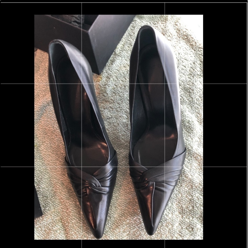 Maje Fabulous Heel Black Leather